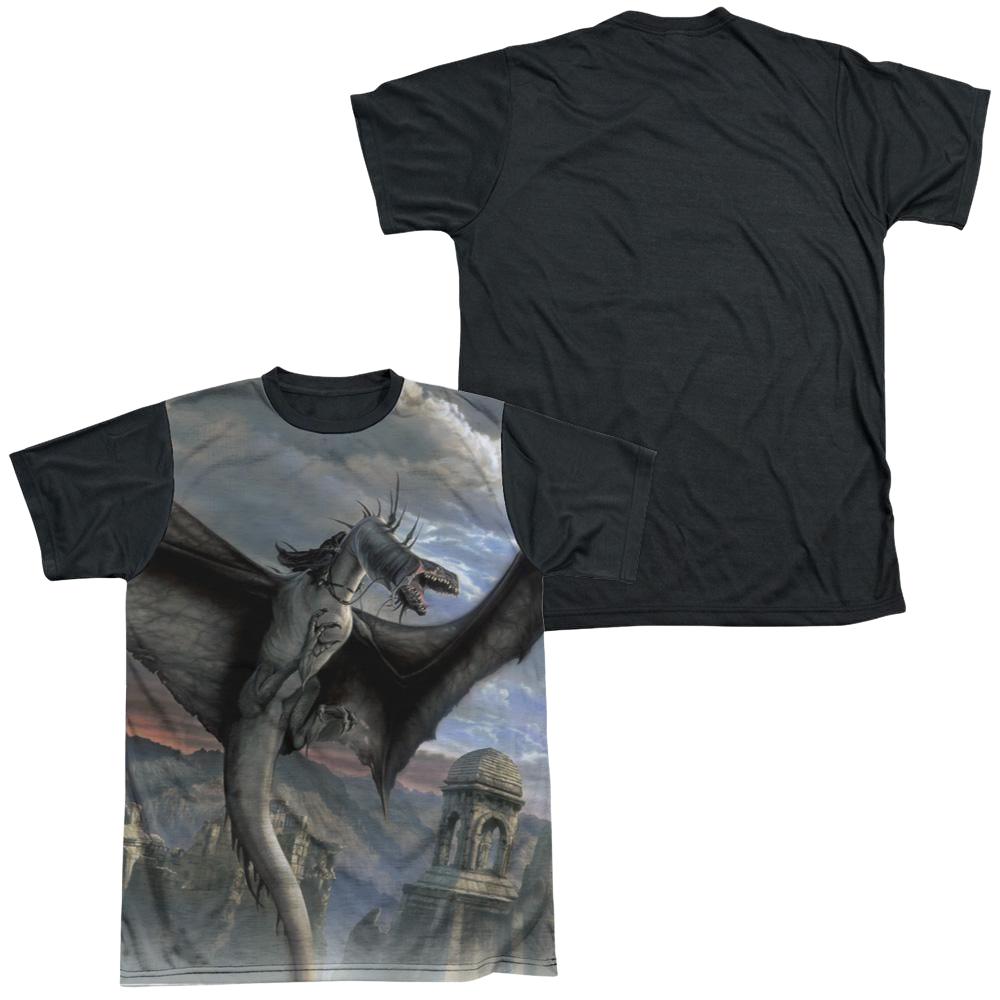 Lord of the Rings Fellbeast Men's Black Back T-Shirt Men's Black Back T-Shirt Lord Of The Rings   