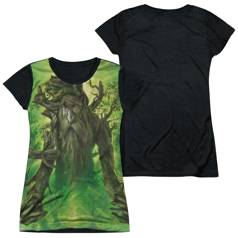 Lord of the Rings Treebeard Juniors Black Back T-Shirt Juniors Black Back T-Shirt Lord Of The Rings   