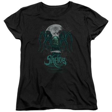 Black women's t-shirt with Lord of the Rings Shelob graphic
