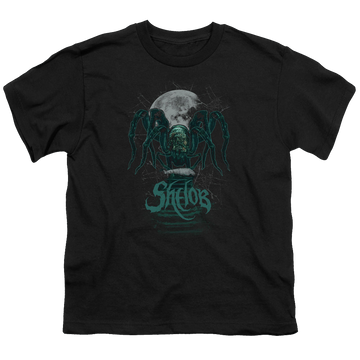 Black youth t-shirt for ages 8 to 12 with Lord of the Rings Shelob™ - Shirts graphic