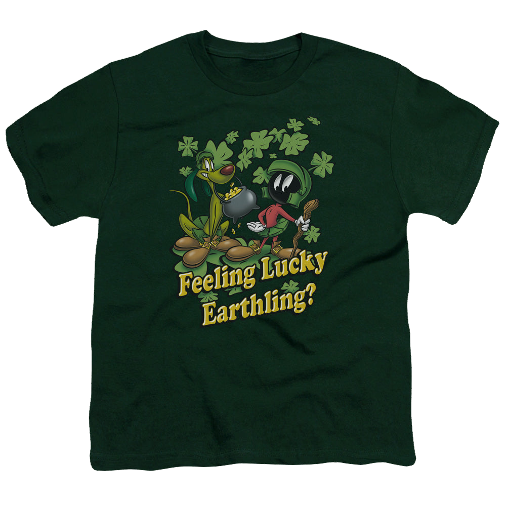 St. Patrick's Day Looney Tunes/Feeling Lucky - Youth T-Shirt Youth T-Shirt (Ages 8-12) St. Patrick's Day   