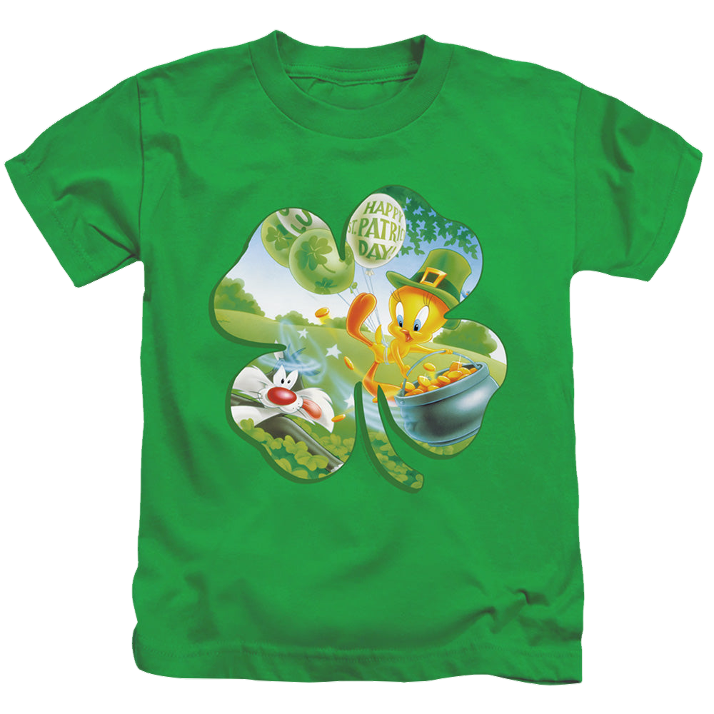 St. Patrick's Day Looney Tunes/Tweety Shamrock - Kid's T-Shirt Kid's T-Shirt (Ages 4-7) St. Patrick's Day   