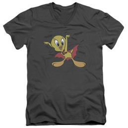 Looney Tunes Vampire Tweety Men's V-Neck T-Shirt Men's V-Neck T-Shirt Looney Tunes   