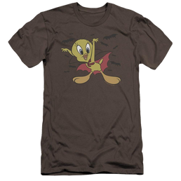 Looney Tunes Vampire Tweety Men's Premium Slim Fit T-Shirt Men's Premium Slim Fit T-Shirt Looney Tunes   