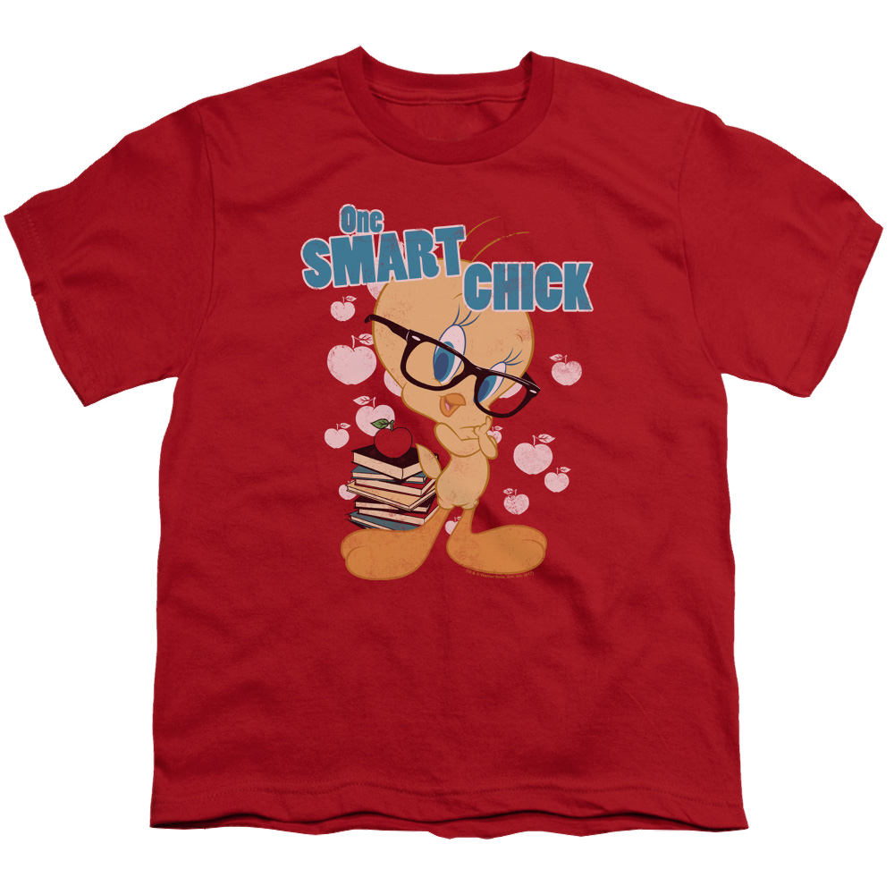 Looney Tunes One Smart Chick - Youth T-Shirt Youth T-Shirt (Ages 8-12) Looney Tunes   