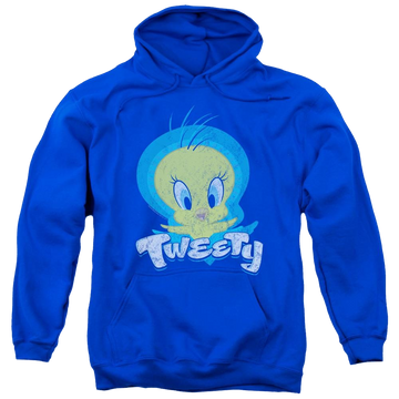 Royal pullover hoodie with Looney Tunes Tweety Swirl graphic