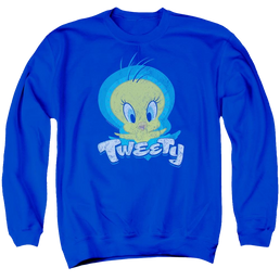 Looney Tunes Tweety Swirl Men's Crewneck Sweatshirt Men's Crewneck Sweatshirt Looney Tunes   