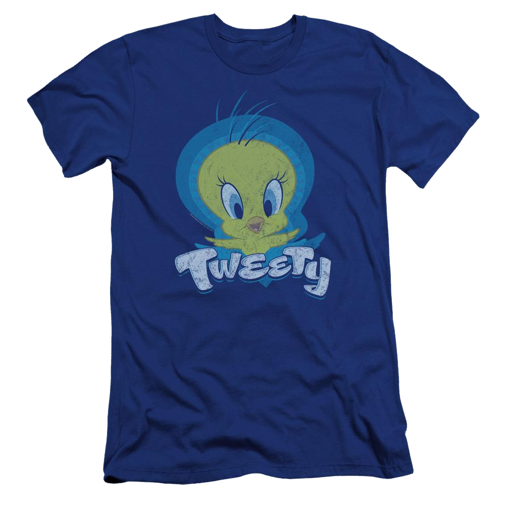 Looney Tunes Tweety Swirl Men's Premium Slim Fit T-Shirt Men's Premium Slim Fit T-Shirt Looney Tunes   