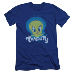 Looney Tunes Tweety Swirl Men's Premium Slim Fit T-Shirt Men's Premium Slim Fit T-Shirt Looney Tunes   