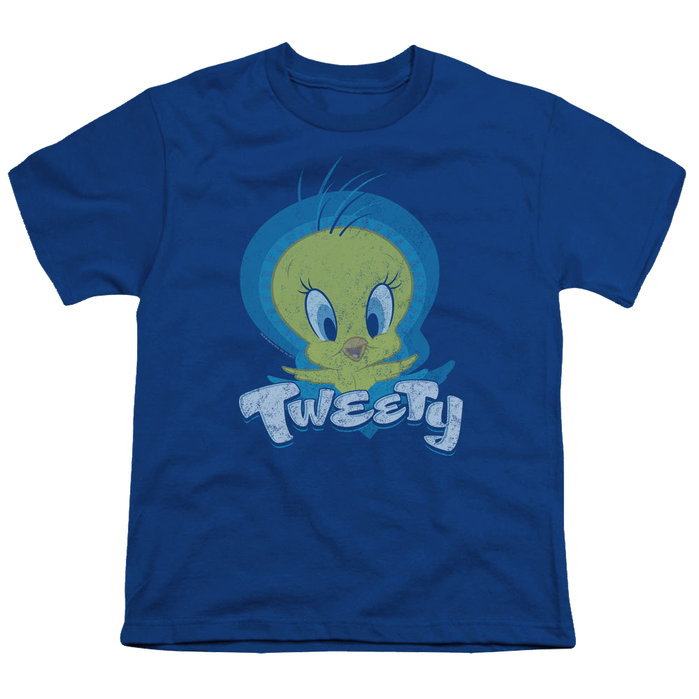 Looney Tunes Tweety Swirl - Youth T-Shirt Youth T-Shirt (Ages 8-12) Looney Tunes   