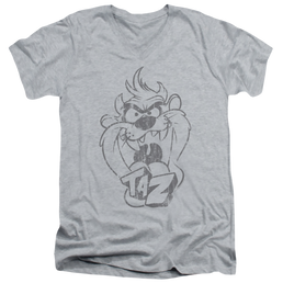 Looney Tunes Faded Taz Men's V-Neck T-Shirt Men's V-Neck T-Shirt Looney Tunes   