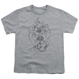Looney Tunes Faded Taz - Youth T-Shirt Youth T-Shirt (Ages 8-12) Looney Tunes   