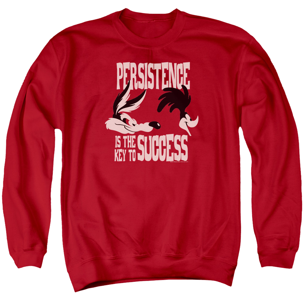 Looney Tunes Persistence Men's Crewneck Sweatshirt Men's Crewneck Sweatshirt Looney Tunes   