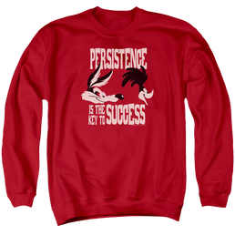 Looney Tunes Persistence Men's Crewneck Sweatshirt Men's Crewneck Sweatshirt Looney Tunes   