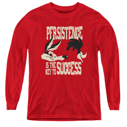 Looney Tunes Persistence - Youth Long Sleeve T-Shirt Youth Long Sleeve T-Shirt Looney Tunes   