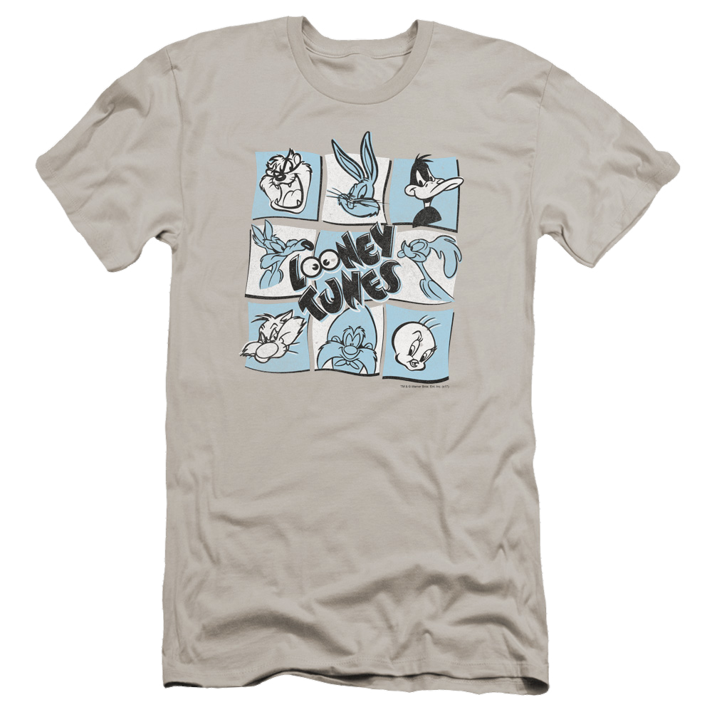 Looney Tunes The Looney Bunch Men's Premium Slim Fit T-Shirt Men's Premium Slim Fit T-Shirt Looney Tunes   