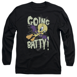 Looney Tunes Going Batty Men's Long Sleeve T-Shirt Men's Long Sleeve T-Shirt Looney Tunes   