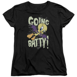 Looney Tunes Going Batty Women's T-Shirt Women's T-Shirt Looney Tunes   