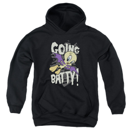 Looney Tunes Going Batty - Youth Hoodie Youth Hoodie (Ages 8-12) Looney Tunes   