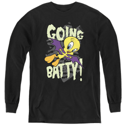 Looney Tunes Going Batty - Youth Long Sleeve T-Shirt Youth Long Sleeve T-Shirt Looney Tunes   