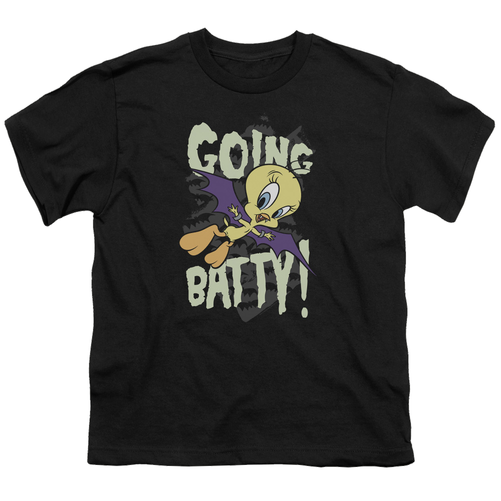 Looney Tunes Going Batty - Youth T-Shirt Youth T-Shirt (Ages 8-12) Looney Tunes   