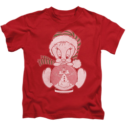 Looney Tunes Tweety Globe - Kid's T-Shirt Kid's T-Shirt (Ages 4-7) Looney Tunes   