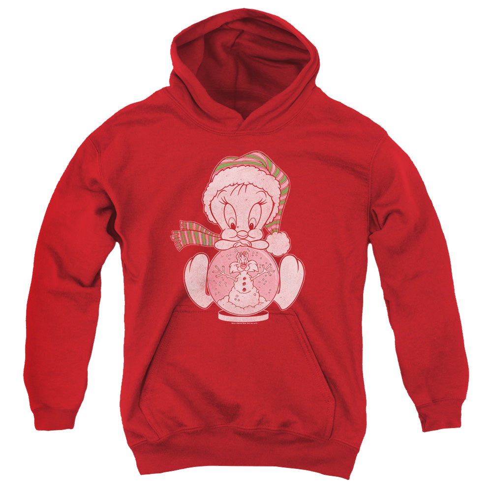 Looney Tunes Tweety Globe - Youth Hoodie Youth Hoodie (Ages 8-12) Looney Tunes   