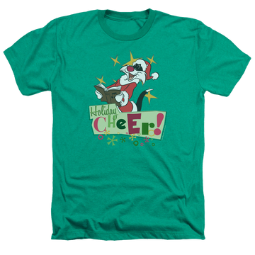 Looney Tunes Cheer Sylvester Men's Heather T-Shirt Men's Heather T-Shirt Looney Tunes   