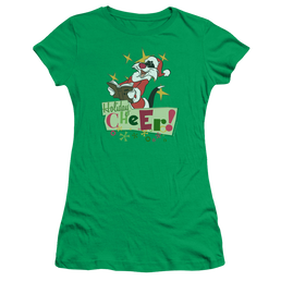 Looney Tunes Cheer Sylvester Juniors T-Shirt Juniors T-Shirt Looney Tunes   