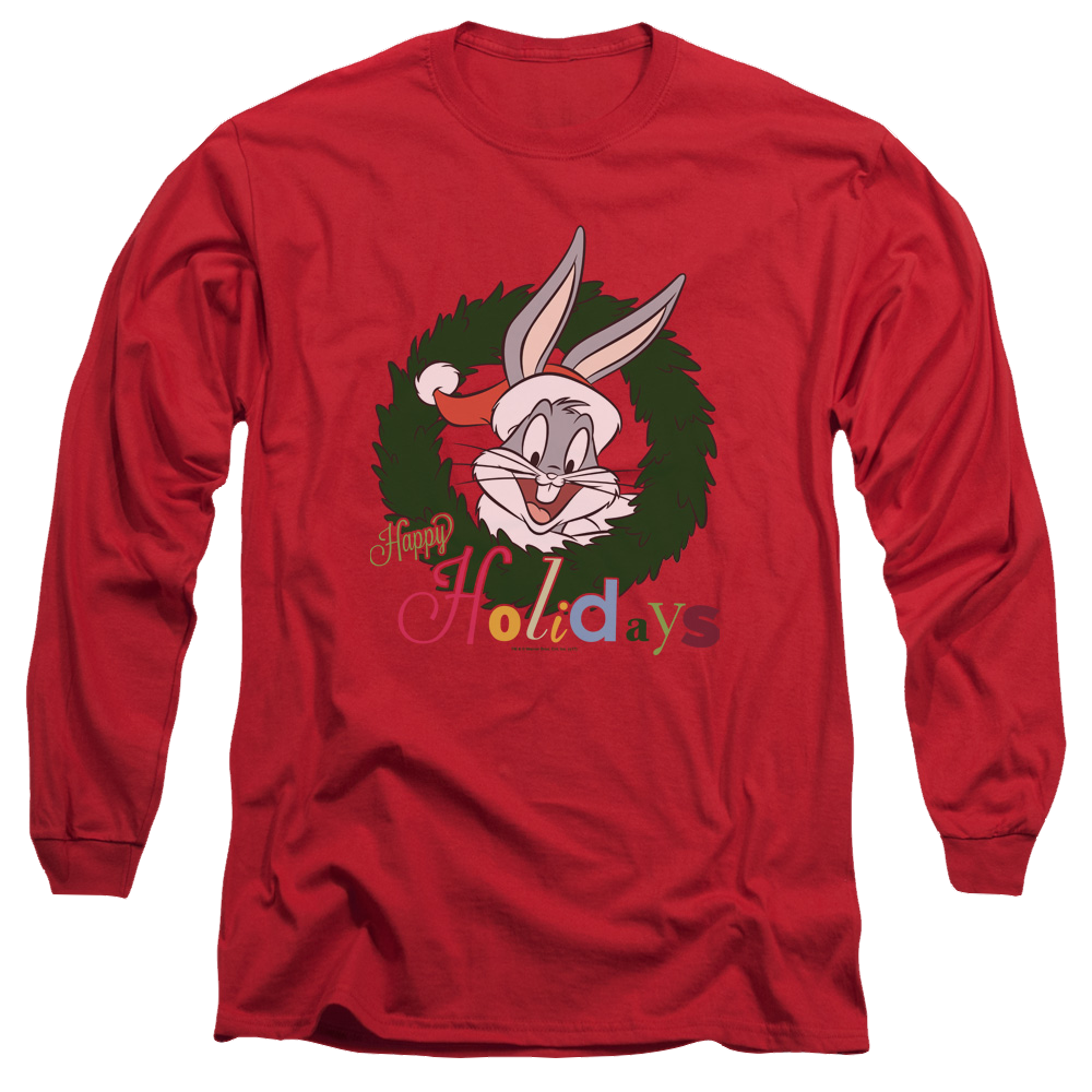 Looney Tunes Holiday Bunny Men's Long Sleeve T-Shirt Men's Long Sleeve T-Shirt Looney Tunes   