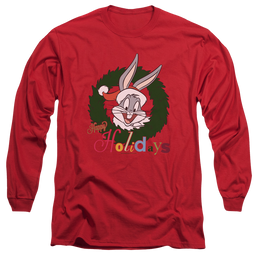 Looney Tunes Holiday Bunny Men's Long Sleeve T-Shirt Men's Long Sleeve T-Shirt Looney Tunes   