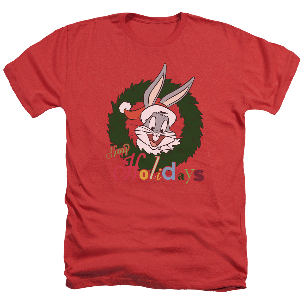 Looney Tunes Holiday Bunny Men's Heather T-Shirt Men's Heather T-Shirt Looney Tunes   