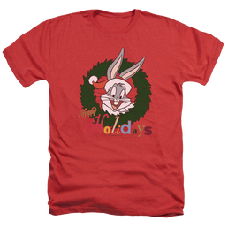 Looney Tunes Holiday Bunny Men's Heather T-Shirt Men's Heather T-Shirt Looney Tunes   