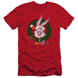 Looney Tunes Holiday Bunny Men's Slim Fit T-Shirt Men's Slim Fit T-Shirt Looney Tunes   