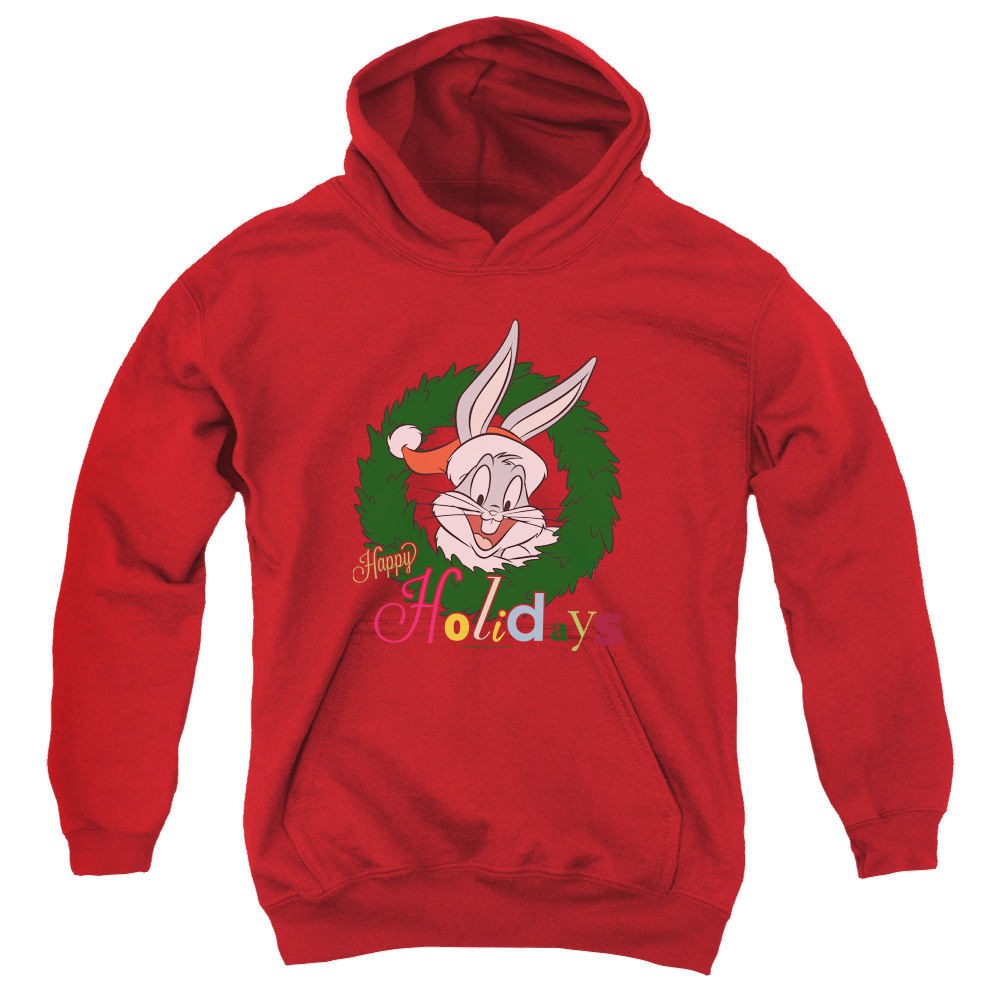 Looney Tunes Holiday Bunny - Youth Hoodie Youth Hoodie (Ages 8-12) Looney Tunes   