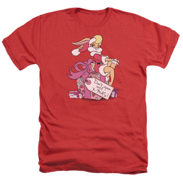 Looney Tunes Lola Present Men's Heather T-Shirt Men's Heather T-Shirt Looney Tunes   