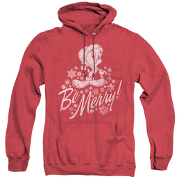Looney Tunes Merry Tweety - Heather Pullover Hoodie Heather Pullover Hoodie Looney Tunes   
