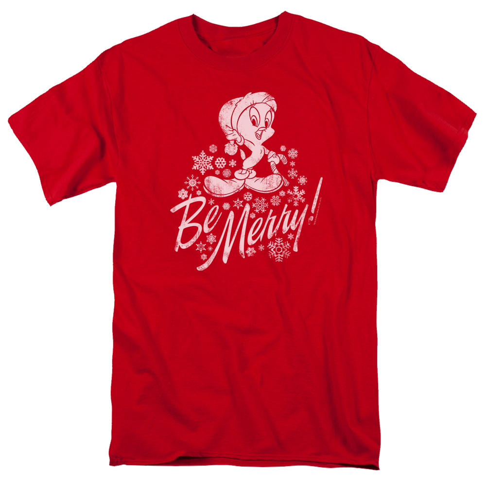 Looney Tunes Merry Tweety Men's Regular Fit T-Shirt Men's Regular Fit T-Shirt Looney Tunes   