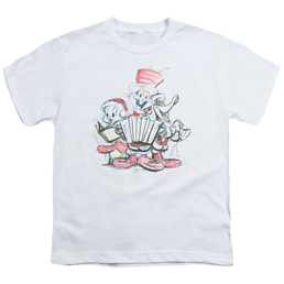 Looney Tunes Holiday Sketch - Youth T-Shirt Youth T-Shirt (Ages 8-12) Looney Tunes   