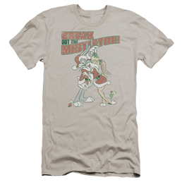 Looney Tunes Mistletoe Men's Premium Slim Fit T-Shirt Men's Premium Slim Fit T-Shirt Looney Tunes   