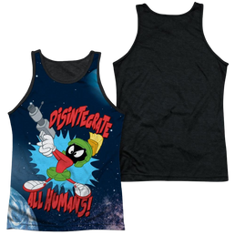 Looney Tunes Disintegrate Men's Black Back Tank Men's Black Back Tank Looney Tunes   