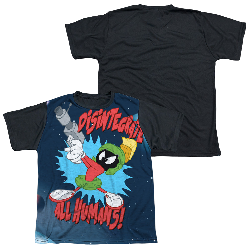 Looney Tunes Disintegrate - Youth Black Back T-Shirt Youth Black Back T-Shirt (Ages 8-12) Looney Tunes   