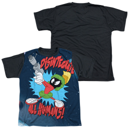 Looney Tunes Disintegrate - Youth Black Back T-Shirt Youth Black Back T-Shirt (Ages 8-12) Looney Tunes   