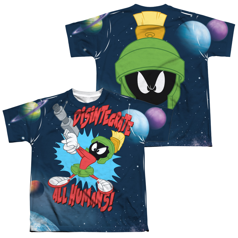 Looney Tunes Disintergrate (Front/Back Print) - Youth All-Over Print T-Shirt Youth All-Over Print T-Shirt (Ages 8-12) Looney Tunes   