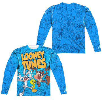 Looney Tunes Collage Of Characters men's all-over print long sleeve