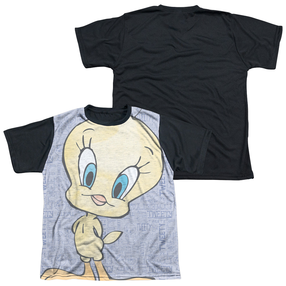 Looney Tunes Tweety Girl - Youth Black Back T-Shirt Youth Black Back T-Shirt (Ages 8-12) Looney Tunes   