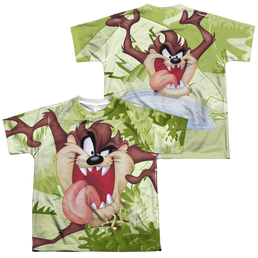 Looney Tunes Taz (Front/Back Print) - Youth All-Over Print T-Shirt Youth All-Over Print T-Shirt (Ages 8-12) Looney Tunes   