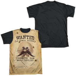 Looney Tunes Wanted Men's Black Back T-Shirt Men's Black Back T-Shirt Looney Tunes   