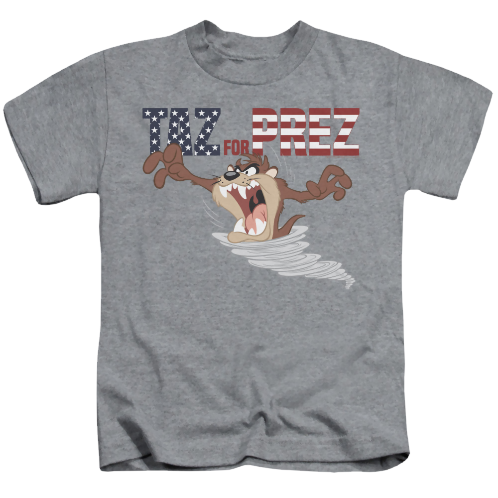 Looney Tunes Taz For Prez 3 - Kid's T-Shirt Kid's T-Shirt (Ages 4-7) Looney Tunes   