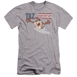 Looney Tunes Taz For Prez 3 Men's Premium Slim Fit T-Shirt Men's Premium Slim Fit T-Shirt Looney Tunes   
